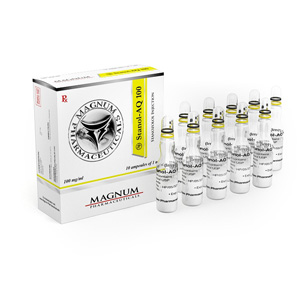 Köpa Stanozolol injektion (Winstrol depå): Magnum Stanol-AQ 100 Pris